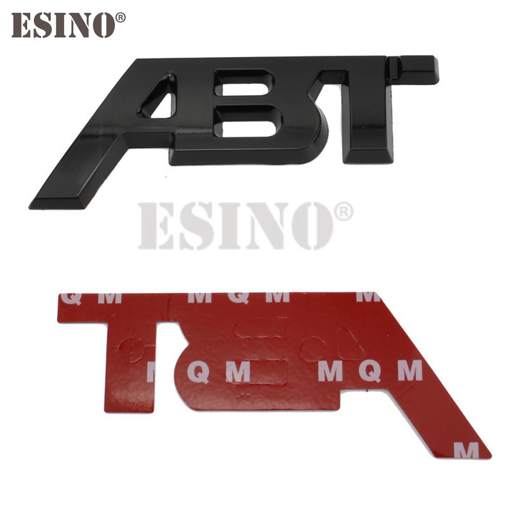 

Car Sticker Adhesive Badge Decal Metal Zinc Alloy Emblem Car Fender Trunk Body Tailgate Badge for For ABT Sports 81 x 33 mm