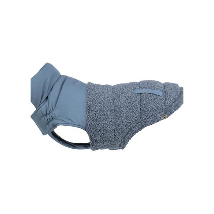 Manteau d'hiver pour chien - TRIXIE - Bleu - Polyester - Rembourrage chaud - Poches latérales