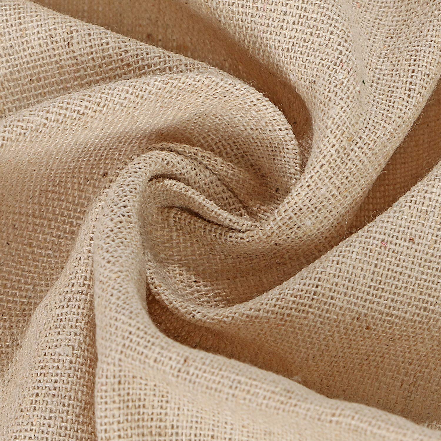 

Cotton Linen Fabric for Handmade DIY 150cm Wide Light Dark Beige Dark Crafts, [Colors White, Beige, / Sizes 1m, 2m, 3m, 4m, 5m] (1m, Beige)