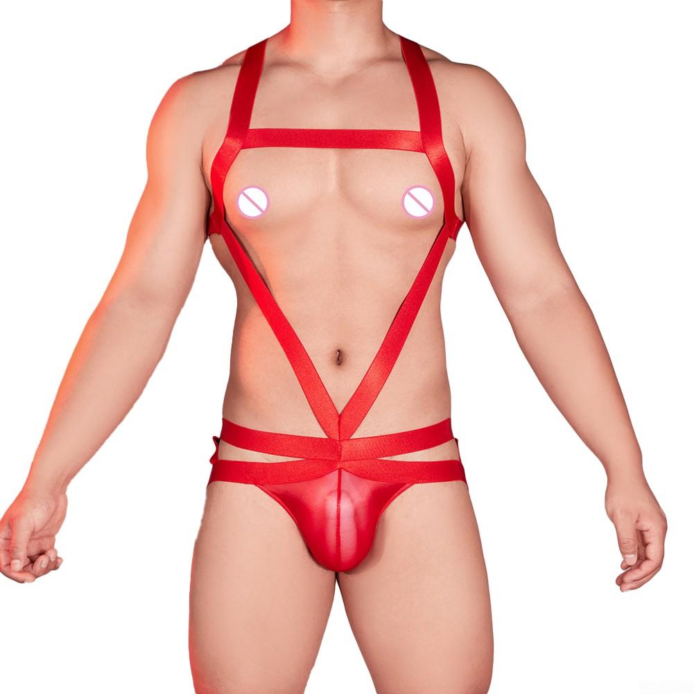 Harness Underwear Jockstrap Jumpsuits Leotard Male