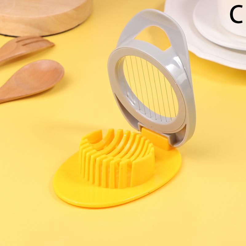 1Pc Multipurpose Stainless Steel Wire Egg Slicer For Hard Boiled Eggs Metal Egg Cutter Fruit Garnish Slicer Kitchen Gadgets