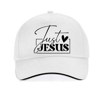 Just Love Jesus Print Baseball Cap Christian Motivation Jesus Faith Caps Simple Unisex Chic Classic Cute Hat Fashion Snapback Hats