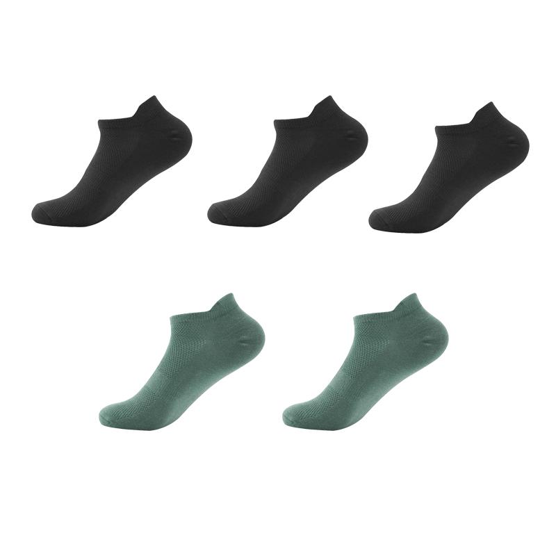 5 Pairs Men's Mesh Non-Slip Cotton Short Sock Male Breathable Spring Summer Autumn Ankle Socks