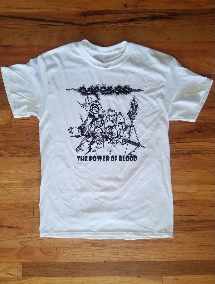 

Carcass Power of Blood Футболка с коротким рукавом унисекс Хлопковая футболка UU997 S