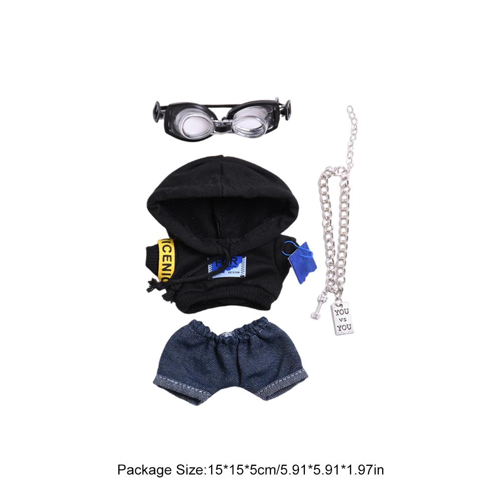 For Labubu V1 V2 Idol 17cm Cute Doll Clothes Fashion Sweater Outfit Accessories Party Sweater Clothing Cute Decoration Gifts