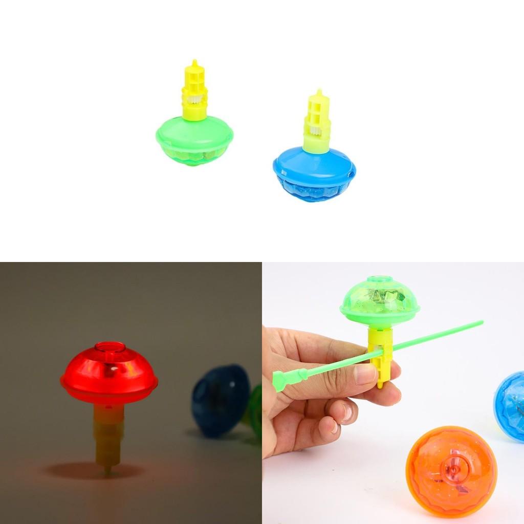 Pull Luminous Gyroscope Toy Set For Kids Outdoor Recreation And Collectors Gift