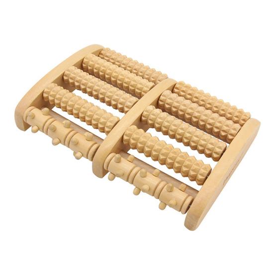Wooden Foot Massage Roller for Plantar Fasciitis Relief Enhance Circulation Foot Roller Massager Dual Function Massage Device Gift for Men Women
