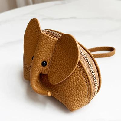 Cute Elephant Card Bag Wallet Fashion Key Bag Lipstick Storage Bag Cute Purse and Handbags Cute Wallet Bags