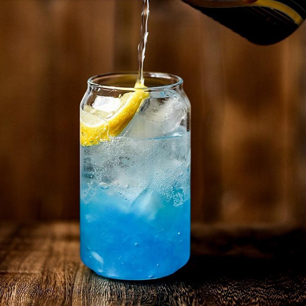 Creative Cola Can Shaped Glass Juice Milk Fruit Tea Glass Beer Glass Water Glass Cold Drink Glass