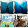 POPULAR F-FFflowwws Cushion Cover Comfortable Reversible Pillow Cover Ideal for Car Sofa Bedroom & Beyond