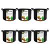6PCS 15/20/25 Gallon Garden Potato Grow Container Bag Plant Seed Growing Bag Flower Pots Vegetable Planter Tool with Handle