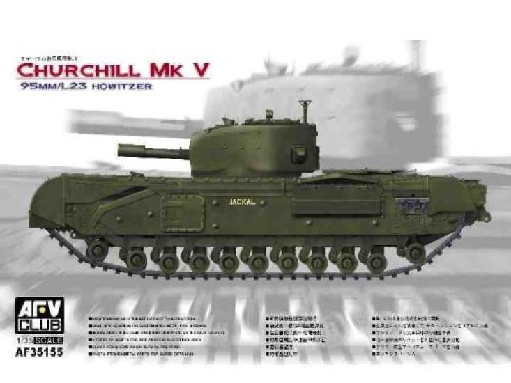 AFV Club Churchill Plastic Model 1/35 Mk.V
