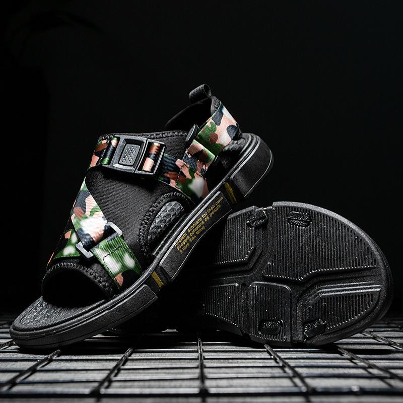 Новые летние камуфляжные мужские сандалии — фото 4