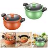 Micro Pressure Cooker Multifunction Soup Meat Pot for Boiling Frying Stewing orange