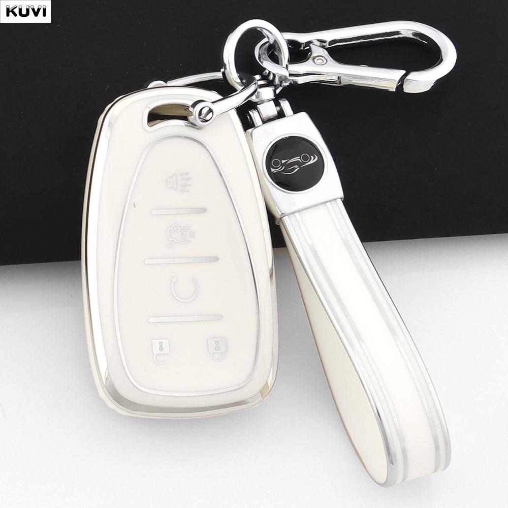 4 5 Buttons Tpu Car Key Case Cover For Chevrolet Chevy Malibu Camaro Cruze Traverse Spark Equinox Sonic Volt Bolt Accessories