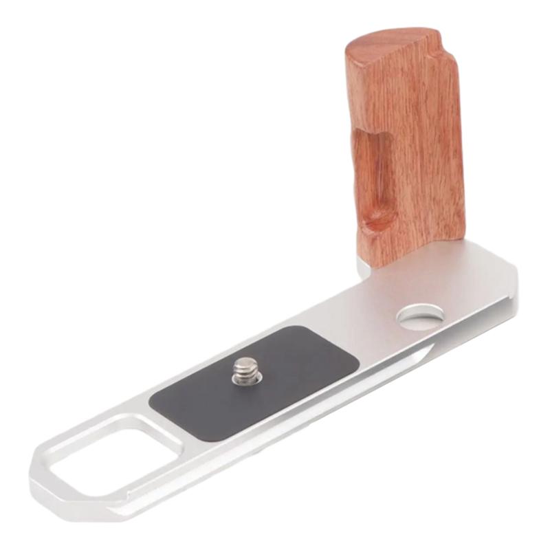 

C-Convenient-Vertical Shooting Mount F2 Quick Release Plate L Bracket Wooden Handgrip For Nikon F2 Camera Accessories Silver срібний