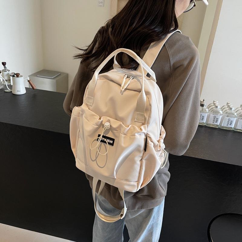 Schoolbag1011 New Casual Bag Commuting Fashion Simple Trend Portable Backpack Large Capacity
