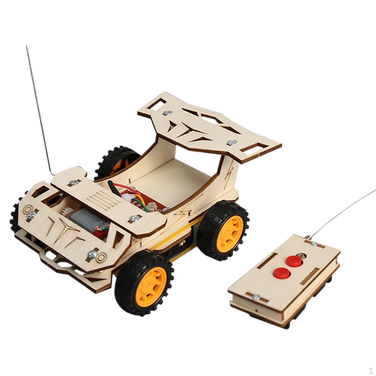 

RC автомобильная игрушка деревянные научные наборы для обучения в классе ручной работы для раннего обучения для детей
