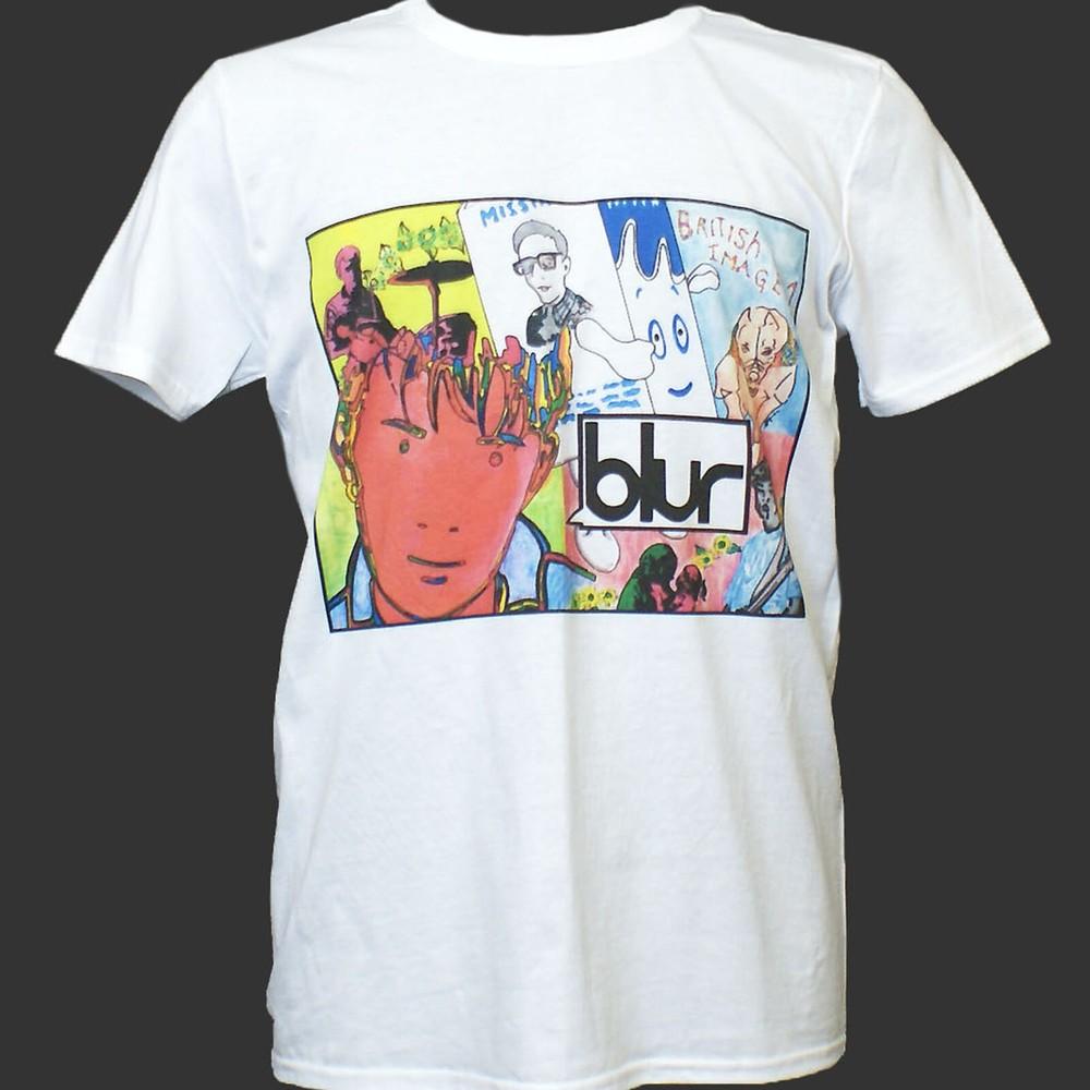 BLUR BRITPOP INDIE PUNK ROCK TSHIRT unisex S3XL Unisex T-Shirt M
