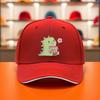 Dinosaur Boba Tea Baseball Cap Cute Kawaii Rainbow Spikes Adult Casual Cotton Sun Hat