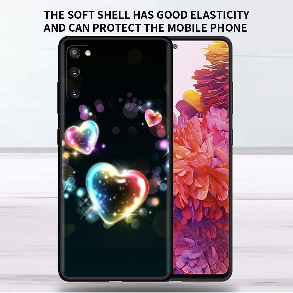 

Мягкий чехол для Samsung Galaxy Note 20 Ultra 10 Plus Lite A50 A70 A20 A40 A20e 9 8 A60 A10e Funda Phone Cover Love You Pink Hear Samsung Note 8