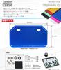 MOTO BASE Motorcycle Aluminum License Plate Holder | MBAP-NPF-03 | Blue (For Moped Mountains)