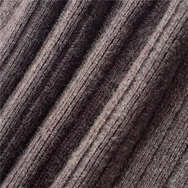 Women's Autumn and Winter Solid Colour High Waist Hip Skirt Short Half-body Skirt