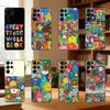 Jedes Ding wird gut werden Handyhülle für Samsung S25,24,21,22,23,30,Ultra,20,Plus,Fe,Lite,Note Weiche Schwarze Hülle