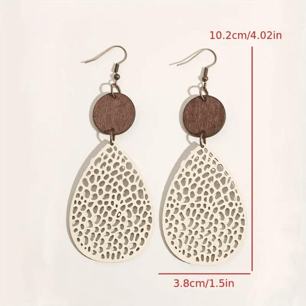 1 Pair Vintage Bohemian Dangle Earrings
