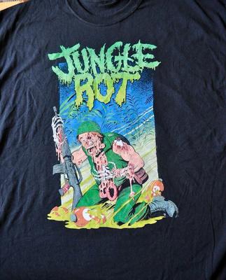 Jungle Rot Cotton Classic All Size Unisex Black Tee Shirt BO1075 Unisex T-Shirt