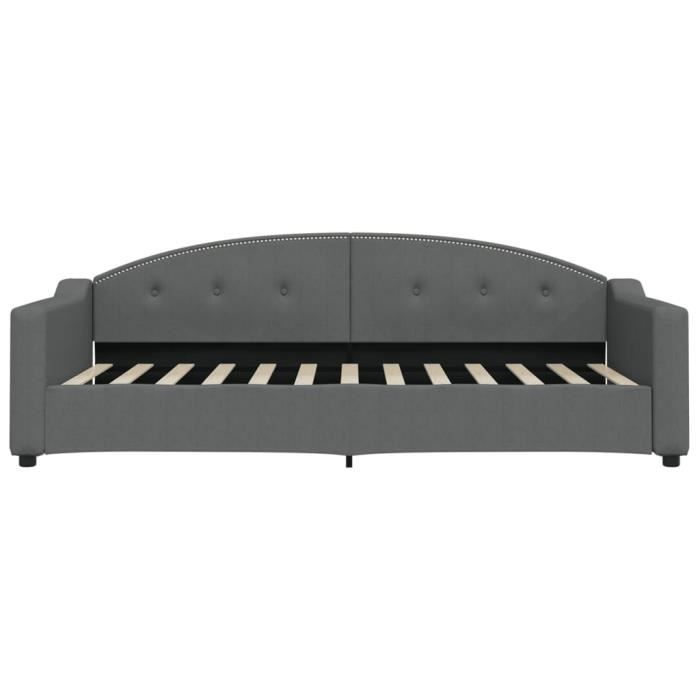 VidaXL Daybed Dark Grey 90x200 Cm Fabric 354184