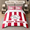 Custom Name Ajax 3Pcs Duvet Cover Set Personalized Text Bedding Pillowcases Bedroom
