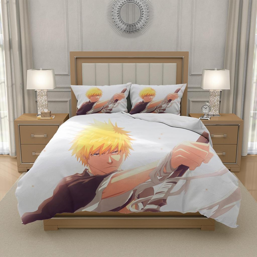 L-L D-Death N-Note Anime Duvet Cover Set Bedding Soft Microfiber Kids Teens Bedroom Single Double King Size, EU US UK AU DE