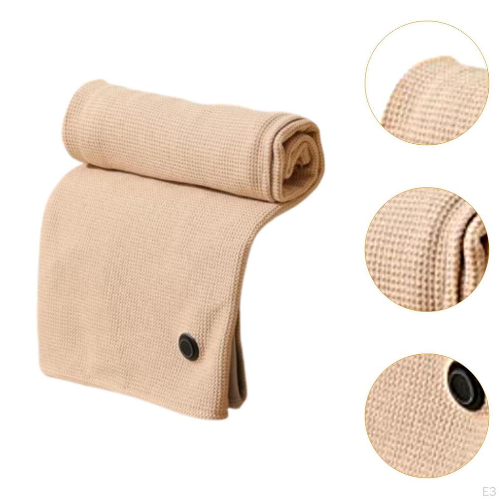 Beheizte Schal-Wraps Verstellbar Gestrickt für Frauen Winter Couch Zuhause