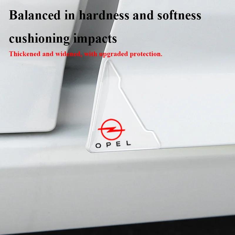 Anti-collision and anti-scratch stickers for car door corners For Opel Astra j g Insignia Corsa d Vectra c Zafira a Auto Gadgets