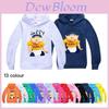 Adorable Kids Jeffy Print Hoodie Soft And Comfortable Long Sleeve Sports Shirt