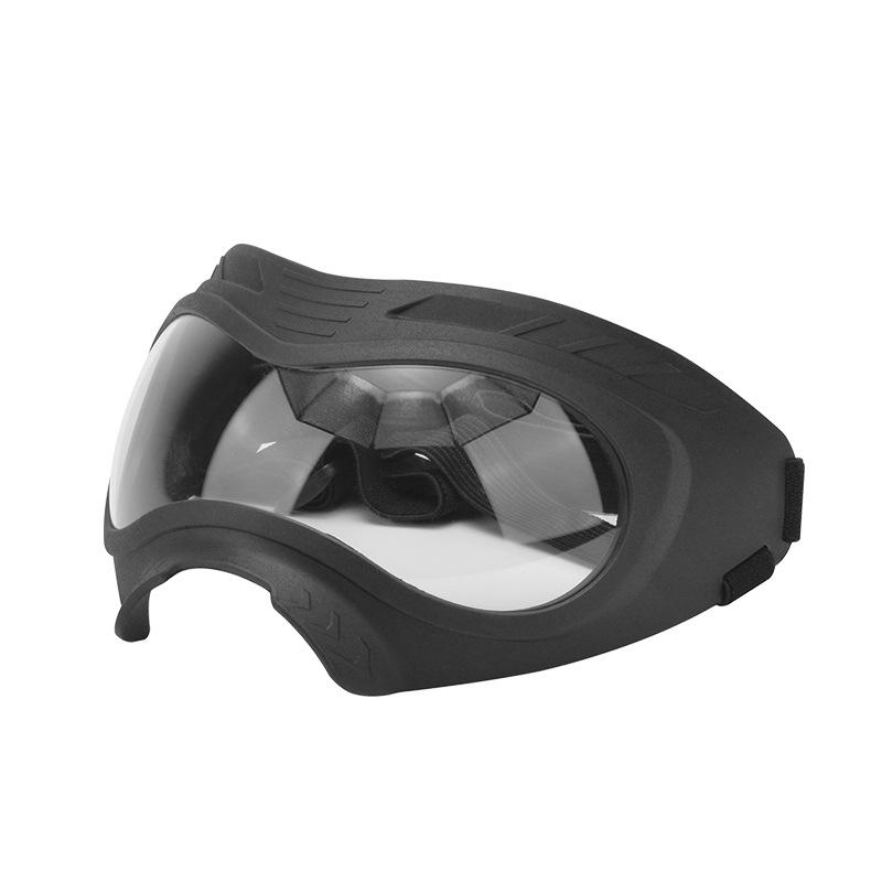 Dog Goggles UV Protection Windproof Dustproof Anti-Fog Dog Sunglasses Large Medium Dogs Lightweight TPE Frame Adjustable Strap