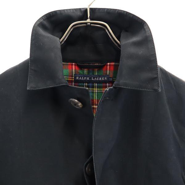 Ralph Lauren Stainless Collar Coat 11 Black Women Used