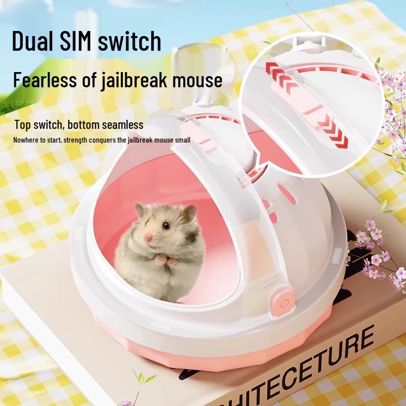 Bolsa de Viagem Transparente Portátil para Animais Pequenos: Hamsters, Ratos e Petauros-do-açúcar