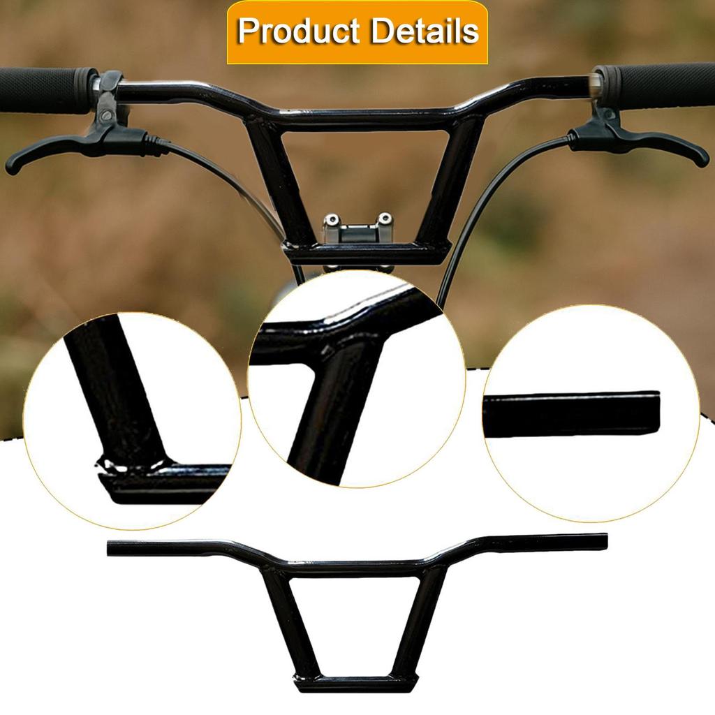 Bicycle Handlebar Universal Mountain Bike Metal Riser Bar Cycling Accessory Lightweight for Biking Mountain Bikes Riding