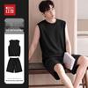 Hodo Men's Cotton Vest & Shorts Pajama Set