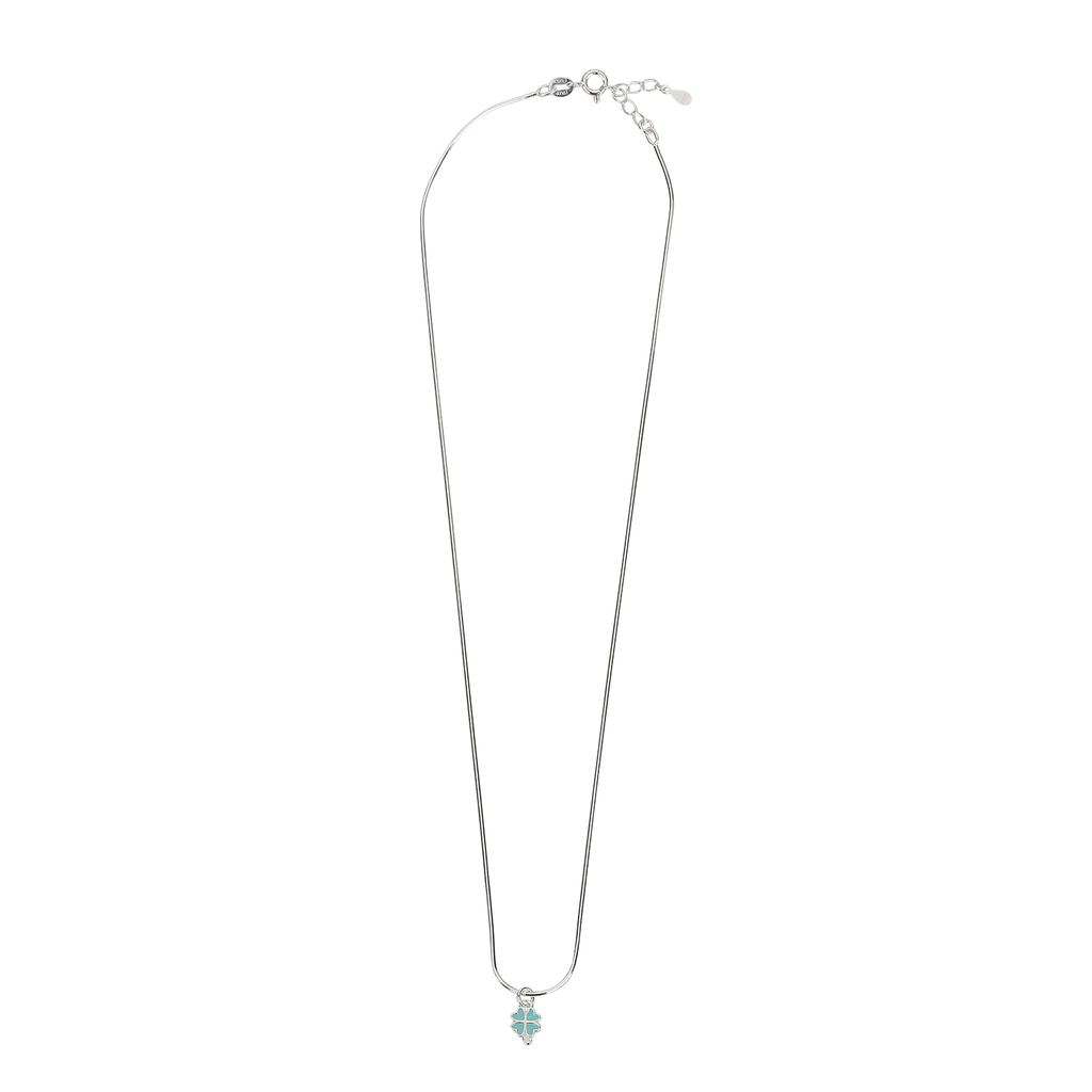 Charmy Silver 925 Mint Clover Necklace