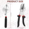 Multi Angle Trunking Shears High Carbon Steel Miter Shears Cutter Hand Tool Replaceable Blade Miter Shears Multi Angle Miter