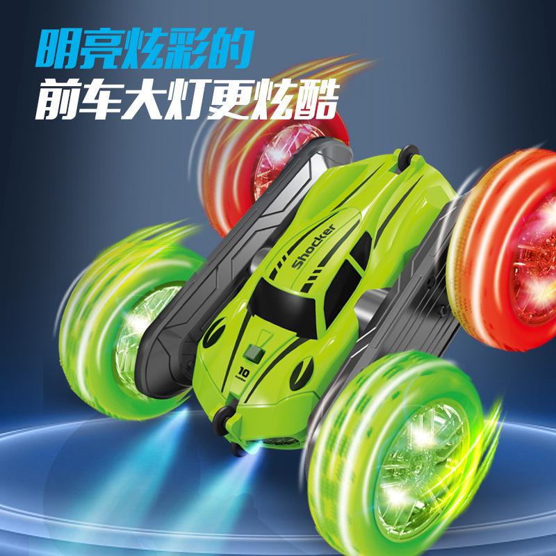 RC Cars Pink Remote Control Car 2.4 GHZ Двусторонняя RC Stunt Car Вращающаяся на 360° — фото 6