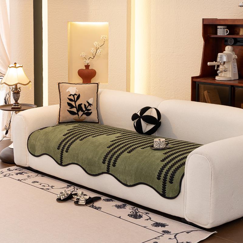 Special-Shaped Sofa Cushion Light Luxury  New Seat Cushion Universal Non-Slip Fixed Cover Cloth In All Seasons