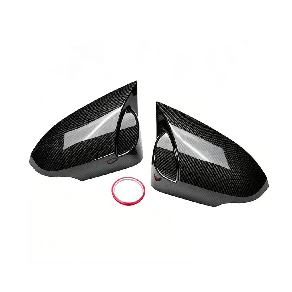 Car  Rearview Side Mirror Cover Fit For   Toyota VITZ 2012 2013 2014 2015 2016 2017- 2019  Wing Cap Rear View Case Trim