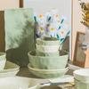 Yipan Underglaze Anti-Scald Bone China Dinnerware Set - 32 Piece