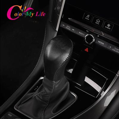Color My Life Leder-Auto-Schaltmanschetten für Infiniti QX50 QX70 QX80 EX FX35 37 G37 Schaltkopf-Schaltknauf-Schutz