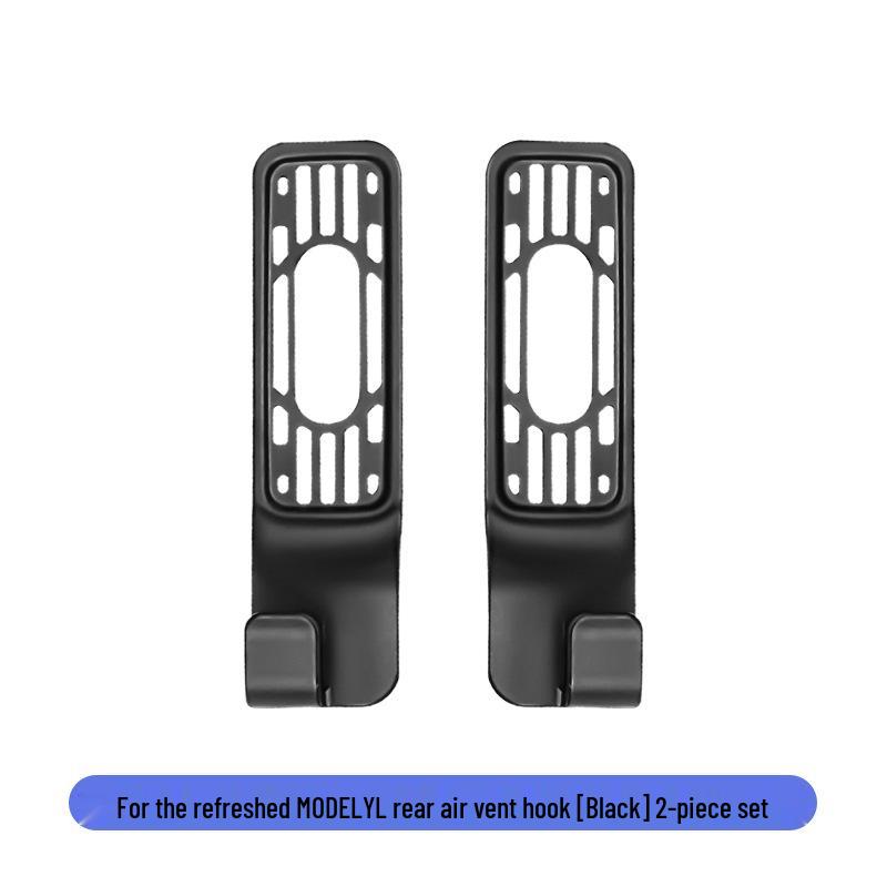 

Tesla Air Vent and Rear Seat Hooks with Protective Covers, Model YL.
