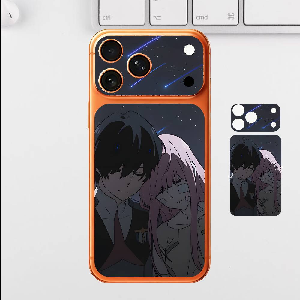 Anime H-Hiro Zero For iPhone 17 Pro ProMax Full Back Cover Decal Wrap Skin Rear Protective Sticker Film